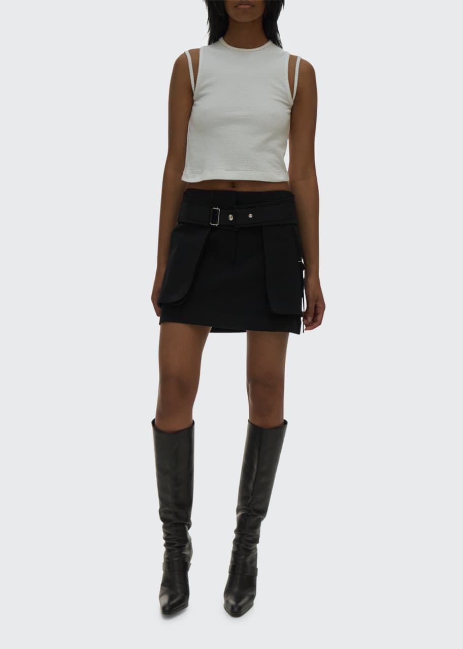 Helmut Lang Utility Mini Skirt - Bergdorf Goodman
