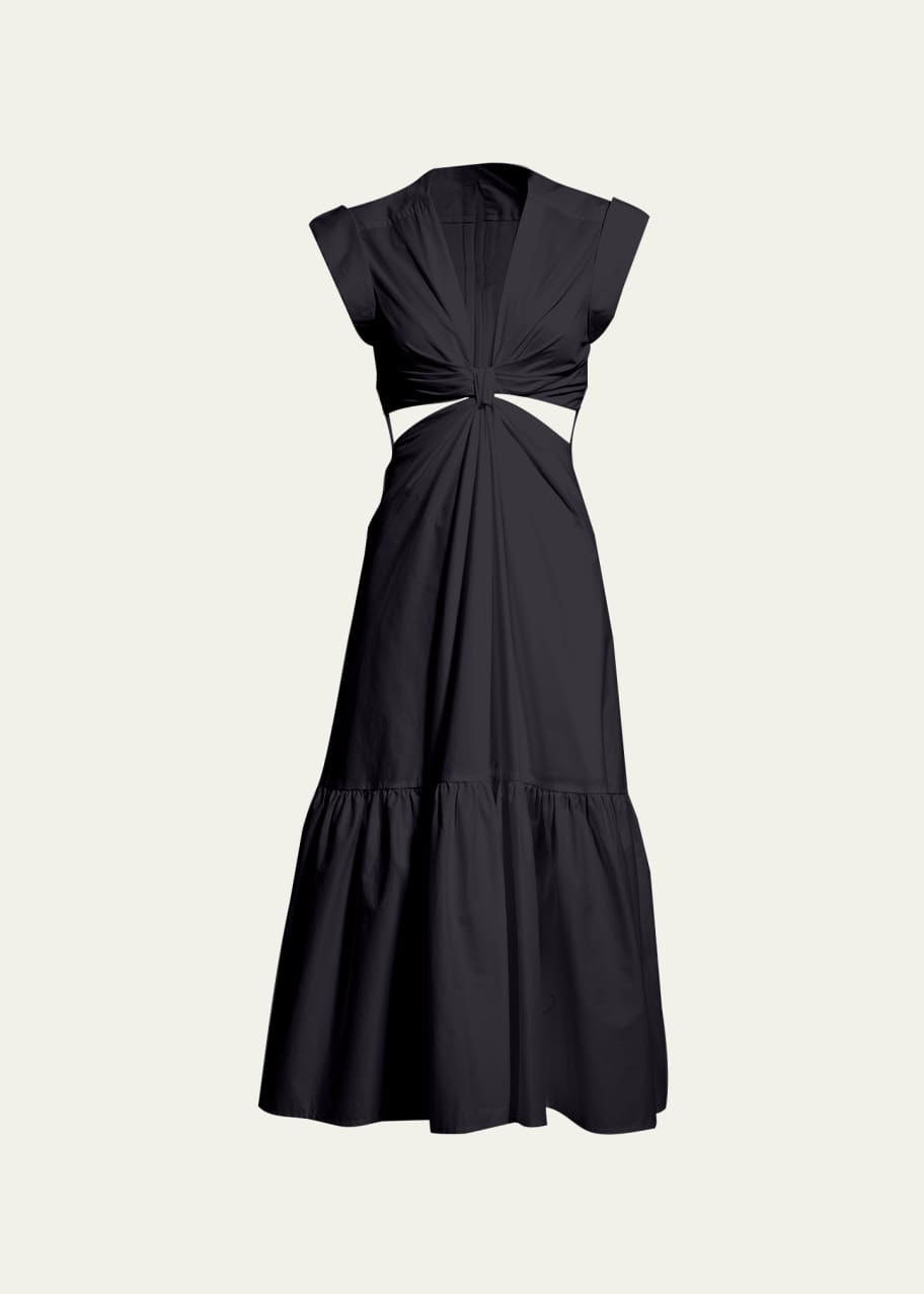 knee length dresses for ladies Adrianna Papell Crepe Tie Waist Sheath Dress