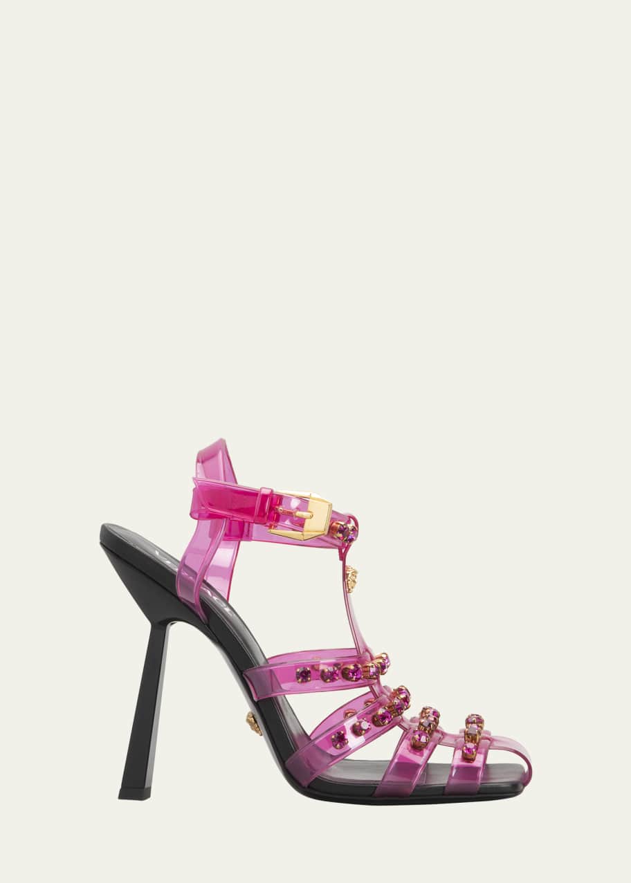 Versace jelly heels new arrivals