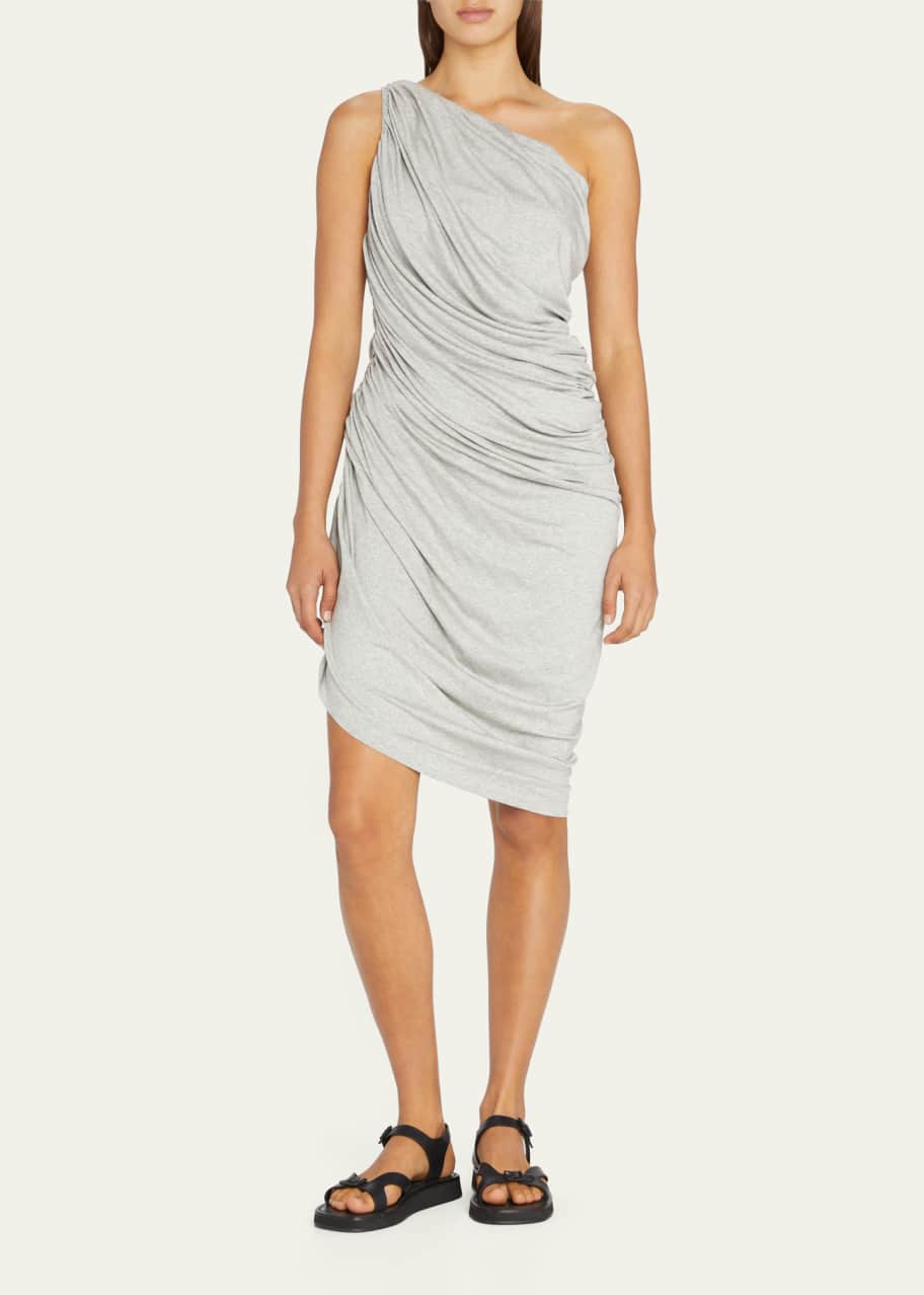 knee length dresses for ladies DIANA GOWN – Powder Blue – Norma Kamali main image 1