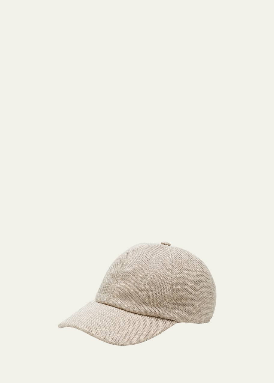 THE ROW Caspian Silk Piqué Baseball Hat - Bergdorf Goodman