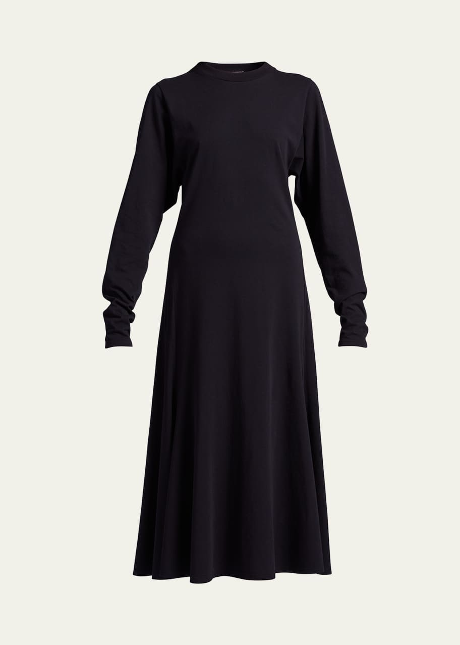 Gentwood Long-Sleeve Cotton Midi Dress