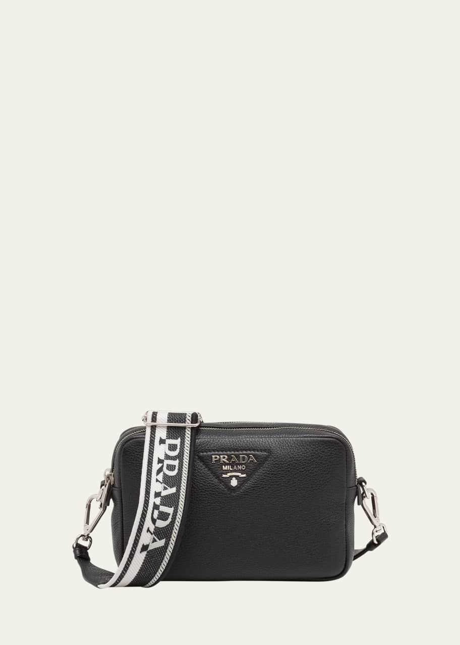 PRADAショルダーバッグ Prada Triangle Logo Zip Camera Crossbody Bag - Bergdorf Goodman