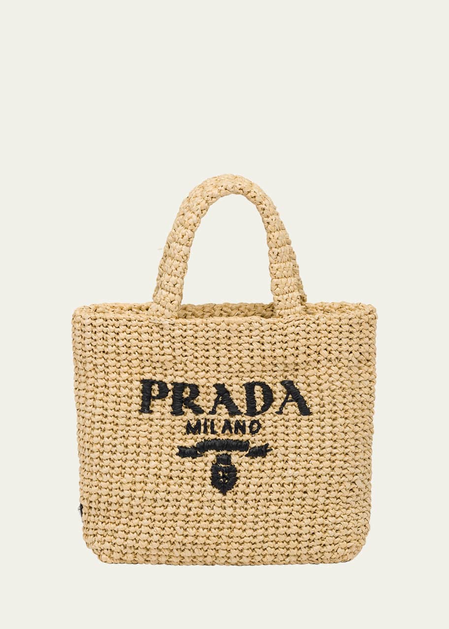 Prada Small Crochet Tote Bag Bergdorf Goodman
