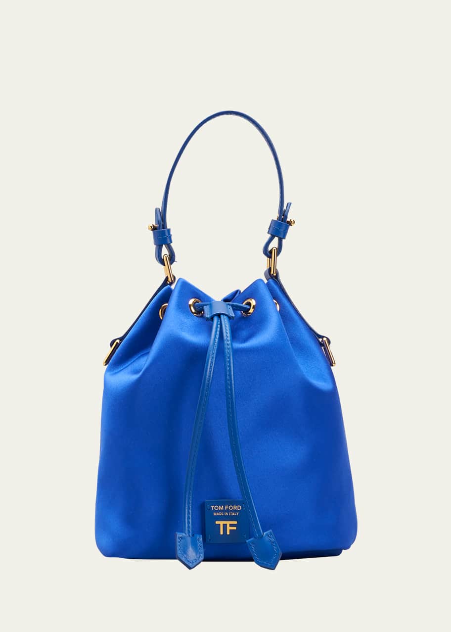 TOM FORD Small Satin Drawstring Bucket Bag Bergdorf Goodman