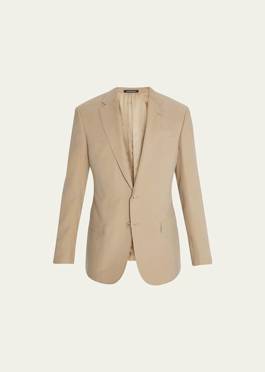 Emporio Armani Men's Solid Suit Separate Sport Coat - Bergdorf Goodman