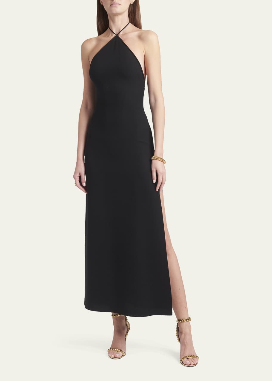Valentino Garavani Halter Silk Gown - Bergdorf Goodman