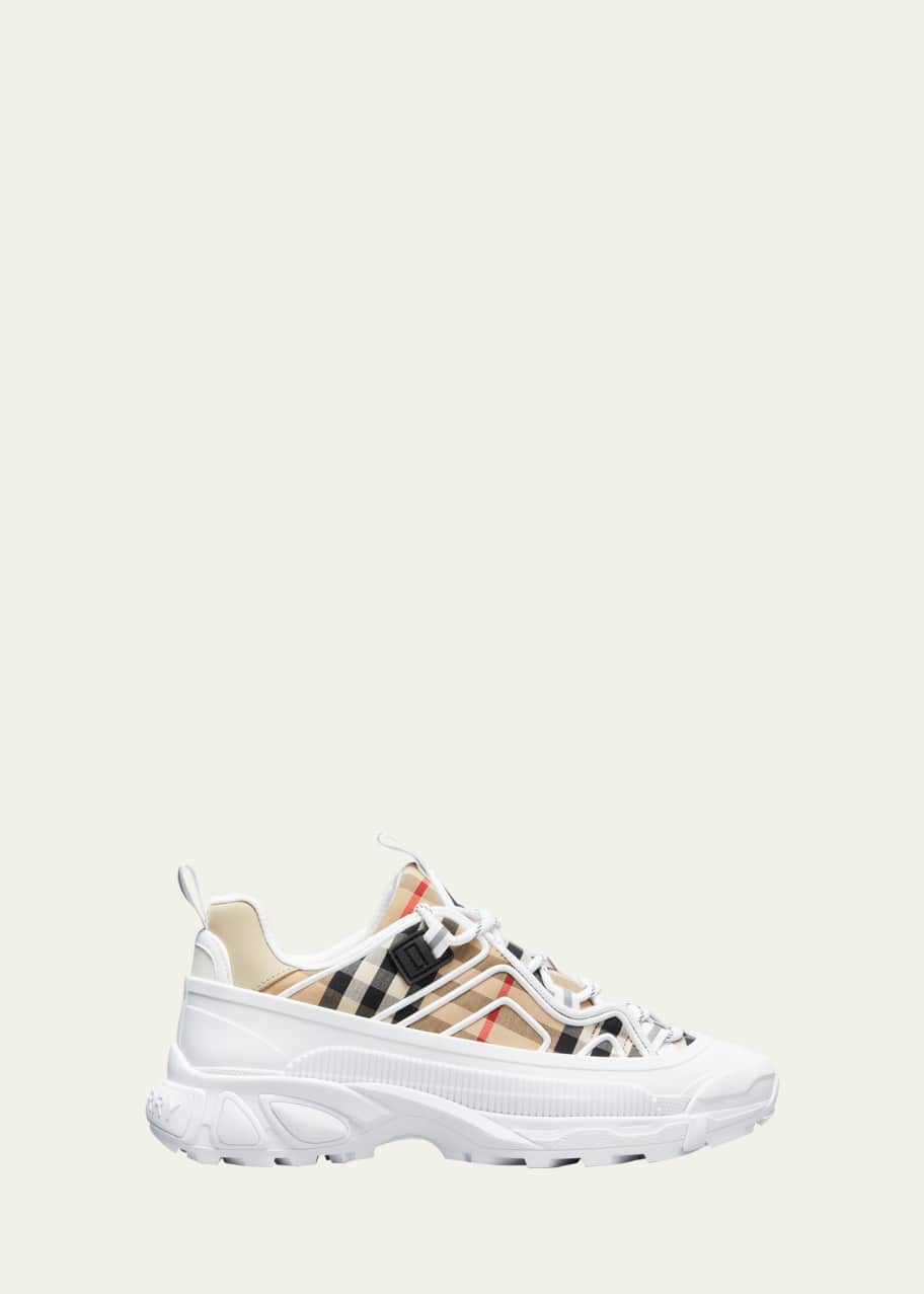 Burberry vintage new arrivals check trainers