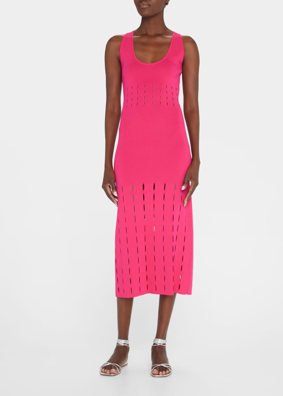Alexis Marinet Rib Knit Cut-Out Bodycon Midi Dress - Bergdorf Goodman