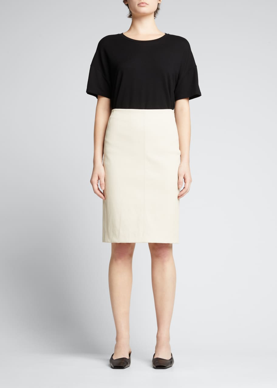 Theory Leather Pencil Skirt Bergdorf Goodman