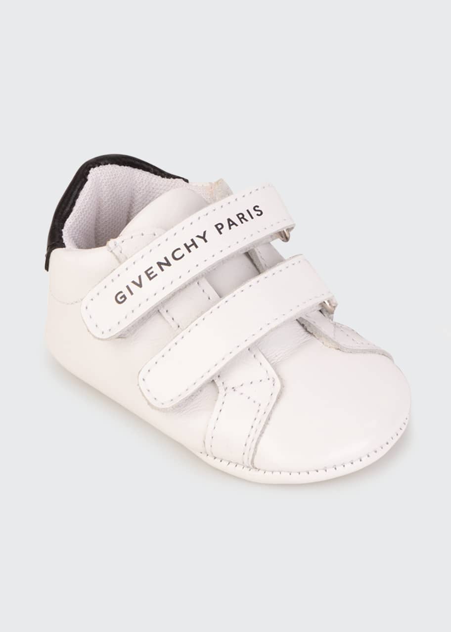 Givenchy Kid's Logo Double GripStrap Sneakers, Baby Bergdorf Goodman