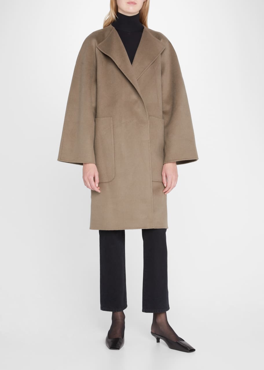 Toteme Doublé Wool Oversized Cape Coat - Bergdorf Goodman