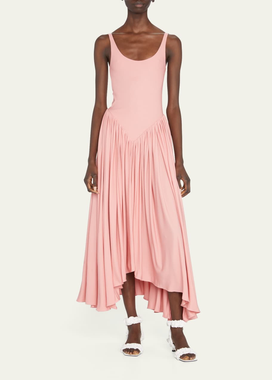 open lace back dress Khaite
