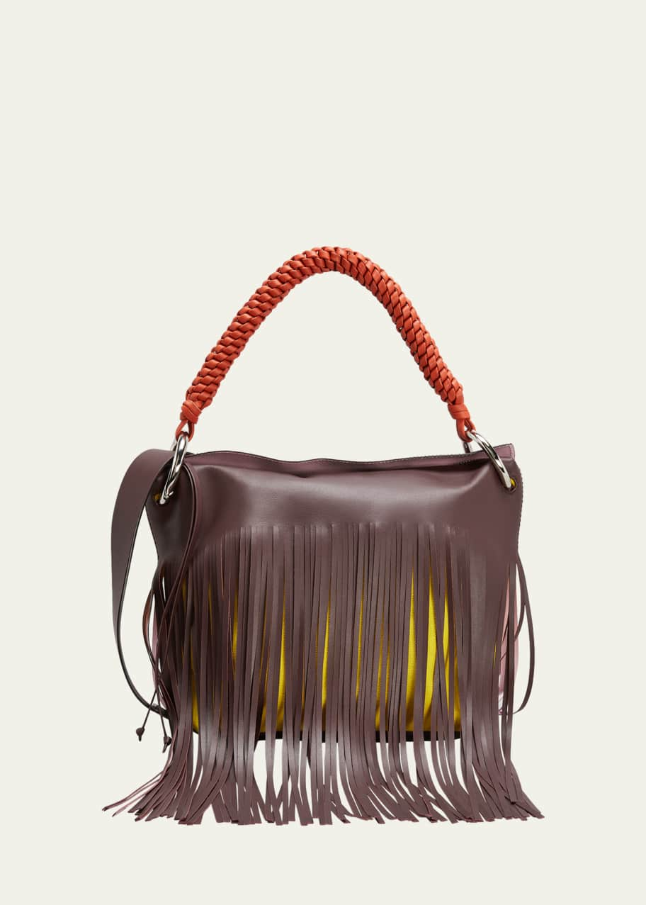 Small Fringe Leather Bag