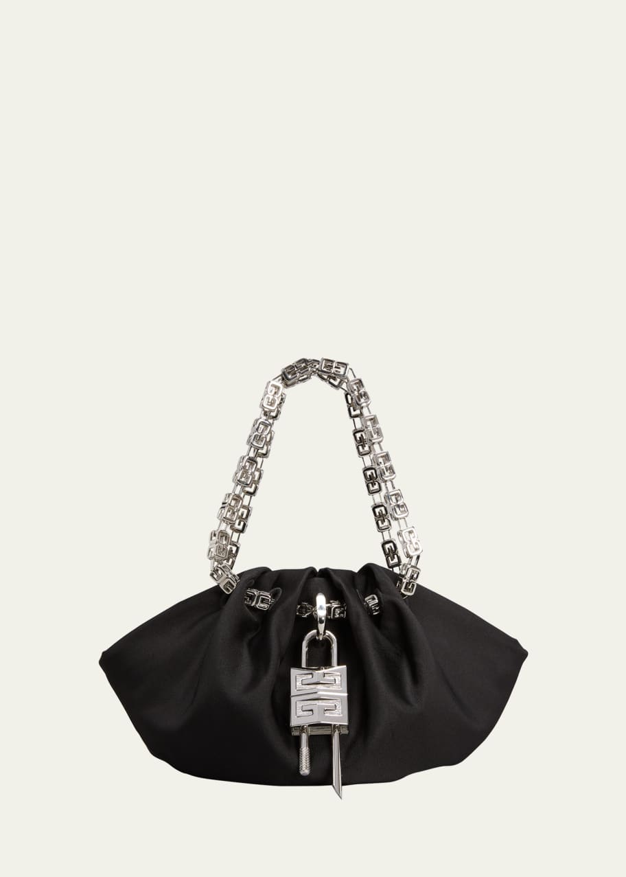 Kenny Mini Silk Shoulder Bag in Black - Givenchy