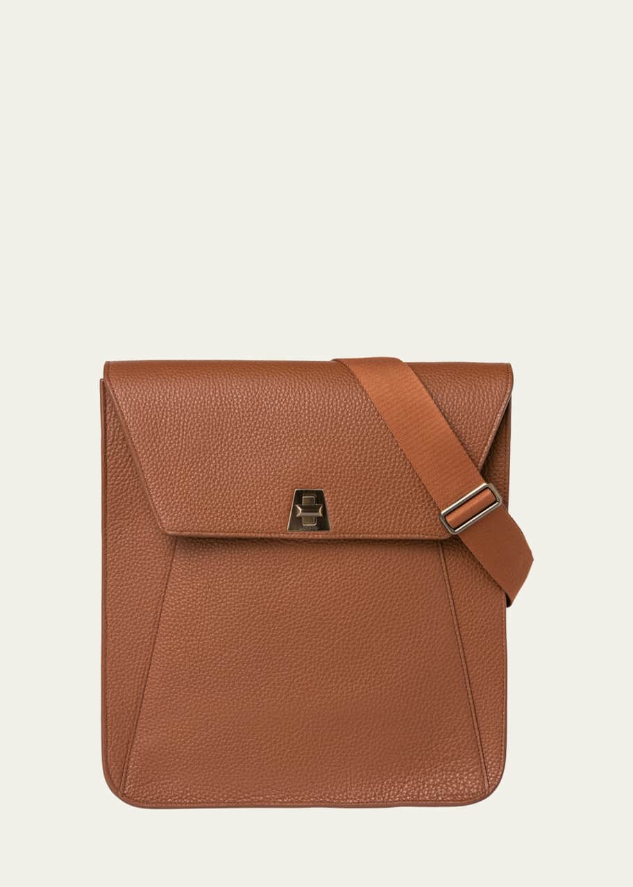 Image 1 of 1: Anouk Medium Leather Messenger Bag