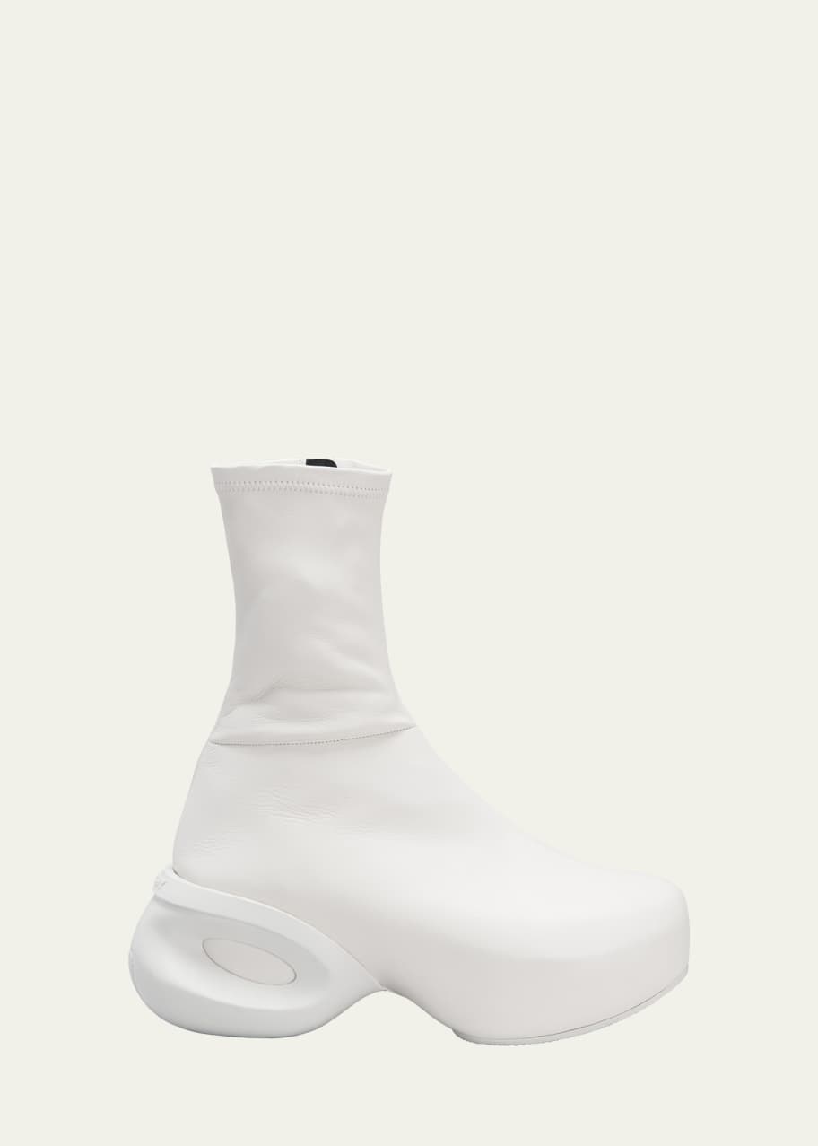 Givenchy G Lambskin Ankle Clog Boots - Bergdorf Goodman
