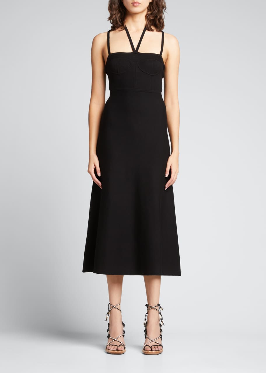Ulla Johnson Evie Ribbed Halter Dress - Bergdorf Goodman