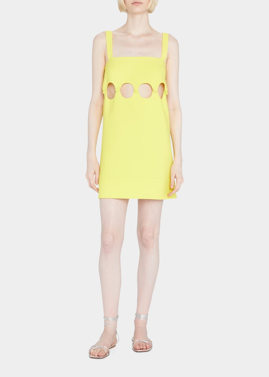 circle cut out dress Circle Cut-Out Eyelet Dress – Lee Newman.com