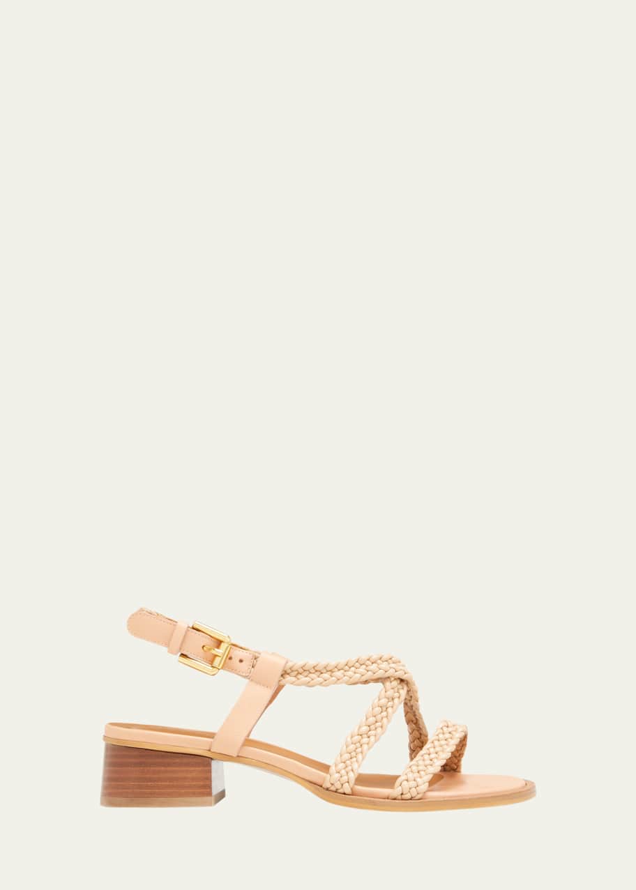 See by Chloe Nola Braided Slingback Sandals Bergdorf Goodman