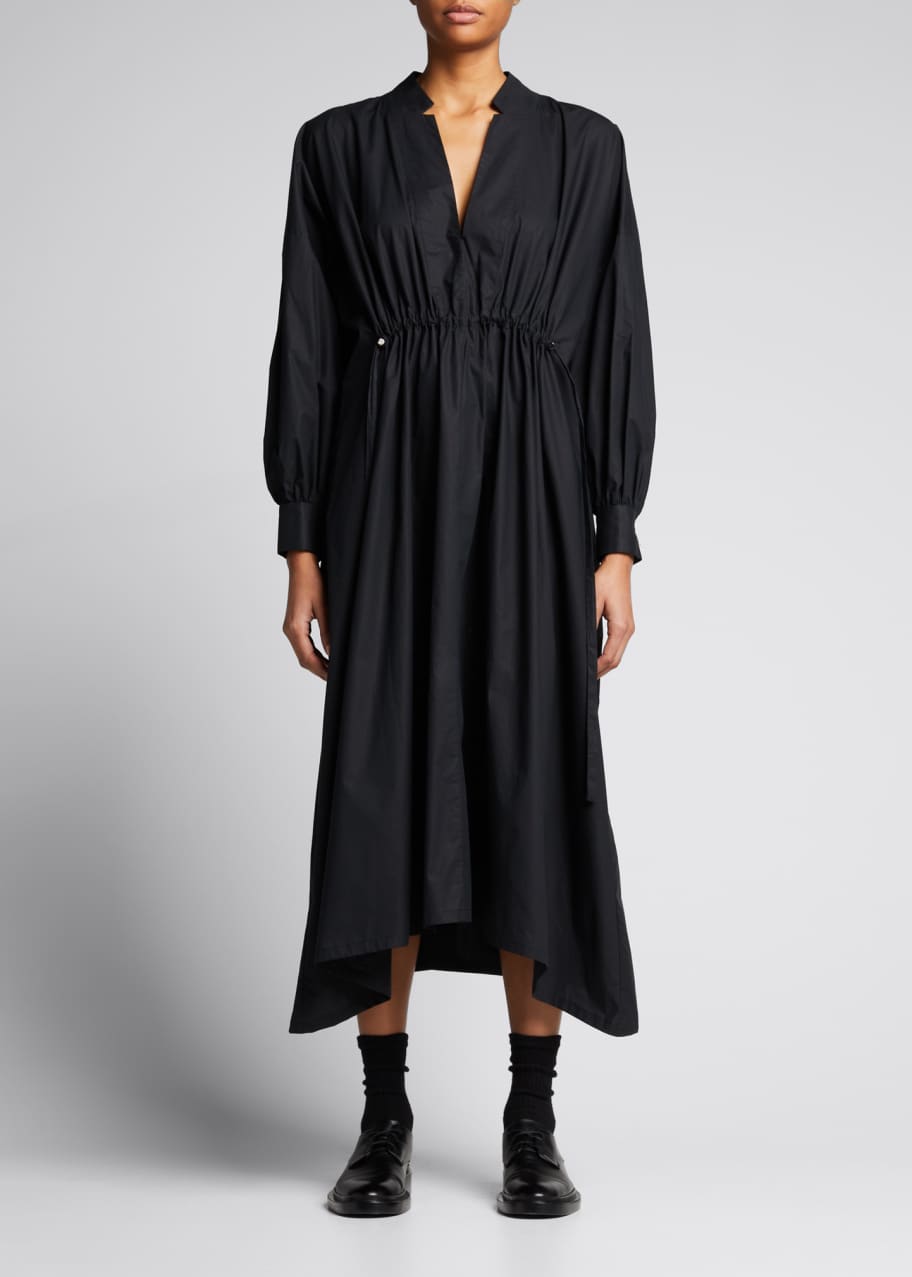 Rachel Comey Bridge Cinched Long-Sleeve Dress - Bergdorf Goodman