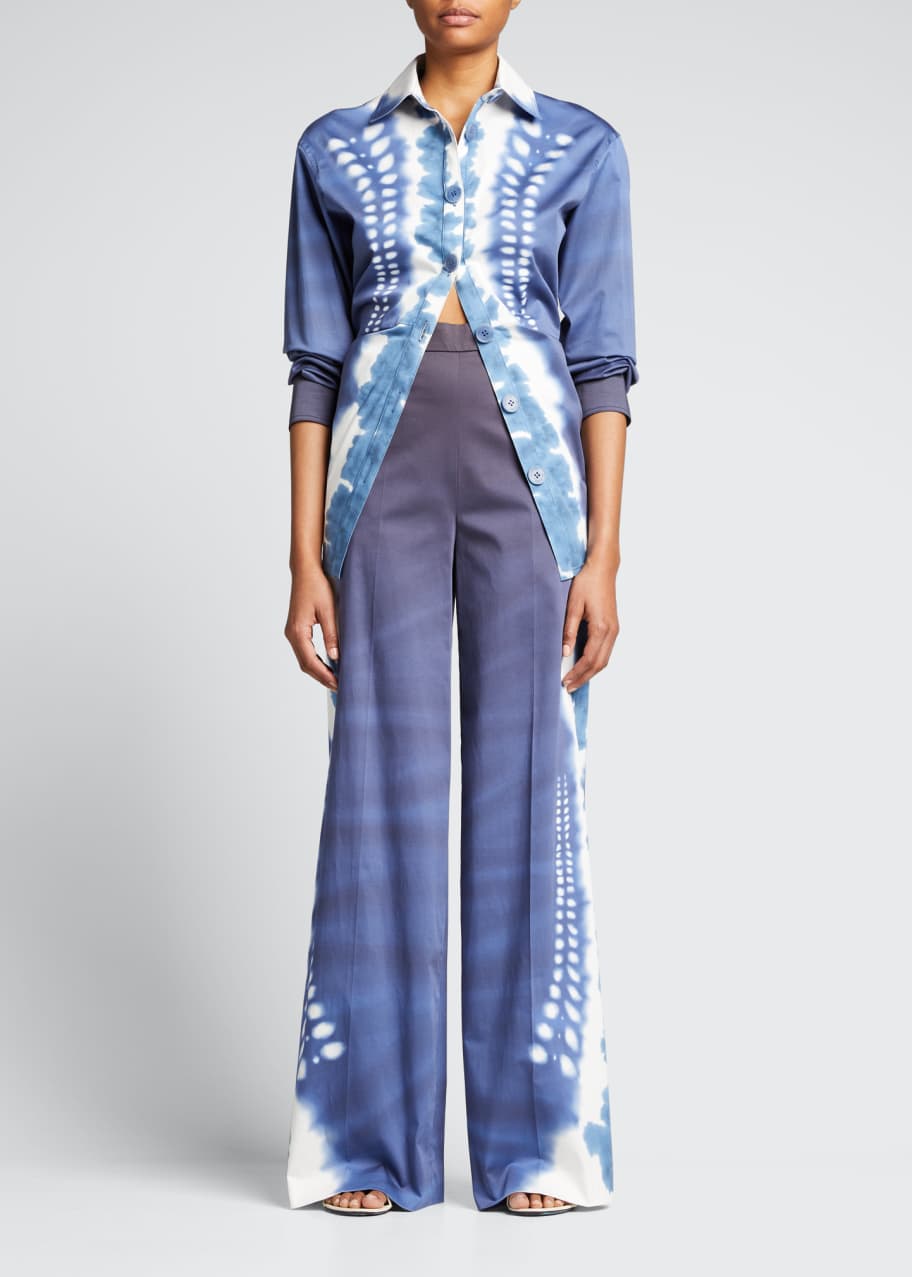 Altuzarra Agon Tie-Dye Button-Down Top - Bergdorf Goodman