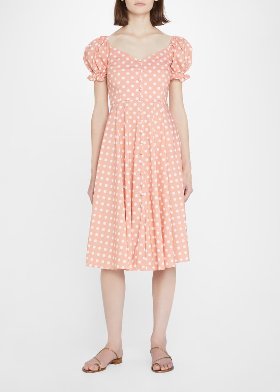 Caroline constas polka dot dress sales