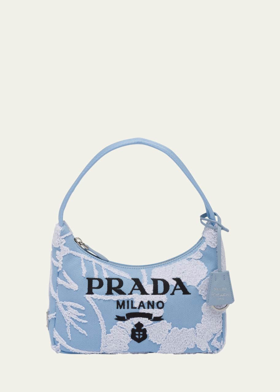 Image 1 of 1: Re-Edition Embroidered Pouch Shoulder Bag
