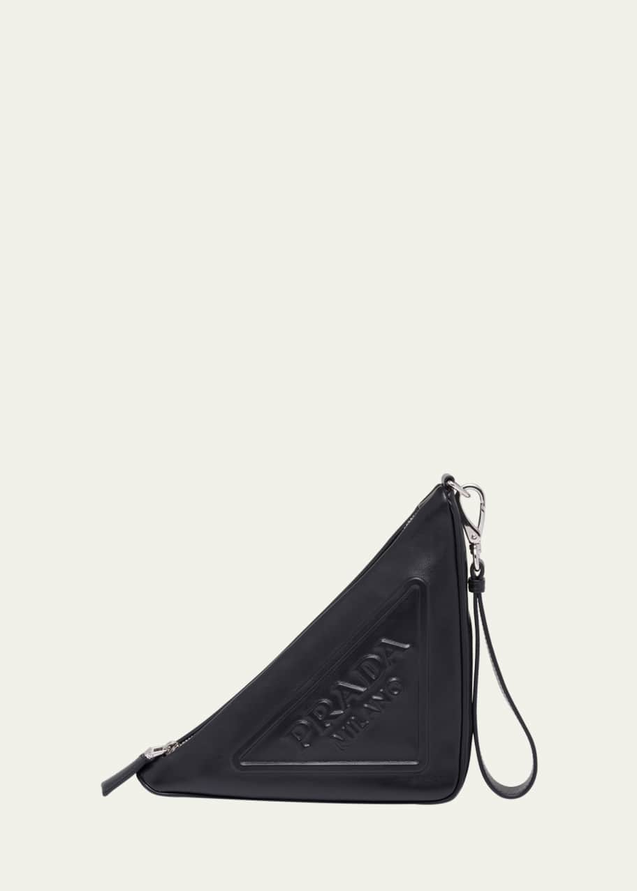 スポーツストア Prada Grace Triangle Leather Pouch - Bergdorf Goodman 小物