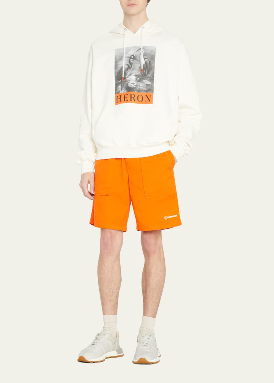 Heron Preston Men's Cotton Track Shorts - Bergdorf Goodman