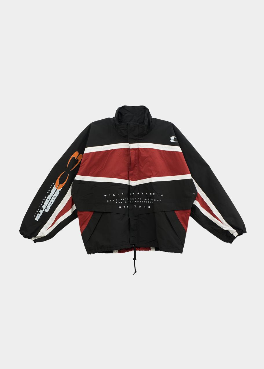 Willy Chavarria Men's Racing Logo Zip Jacket - Bergdorf Goodman