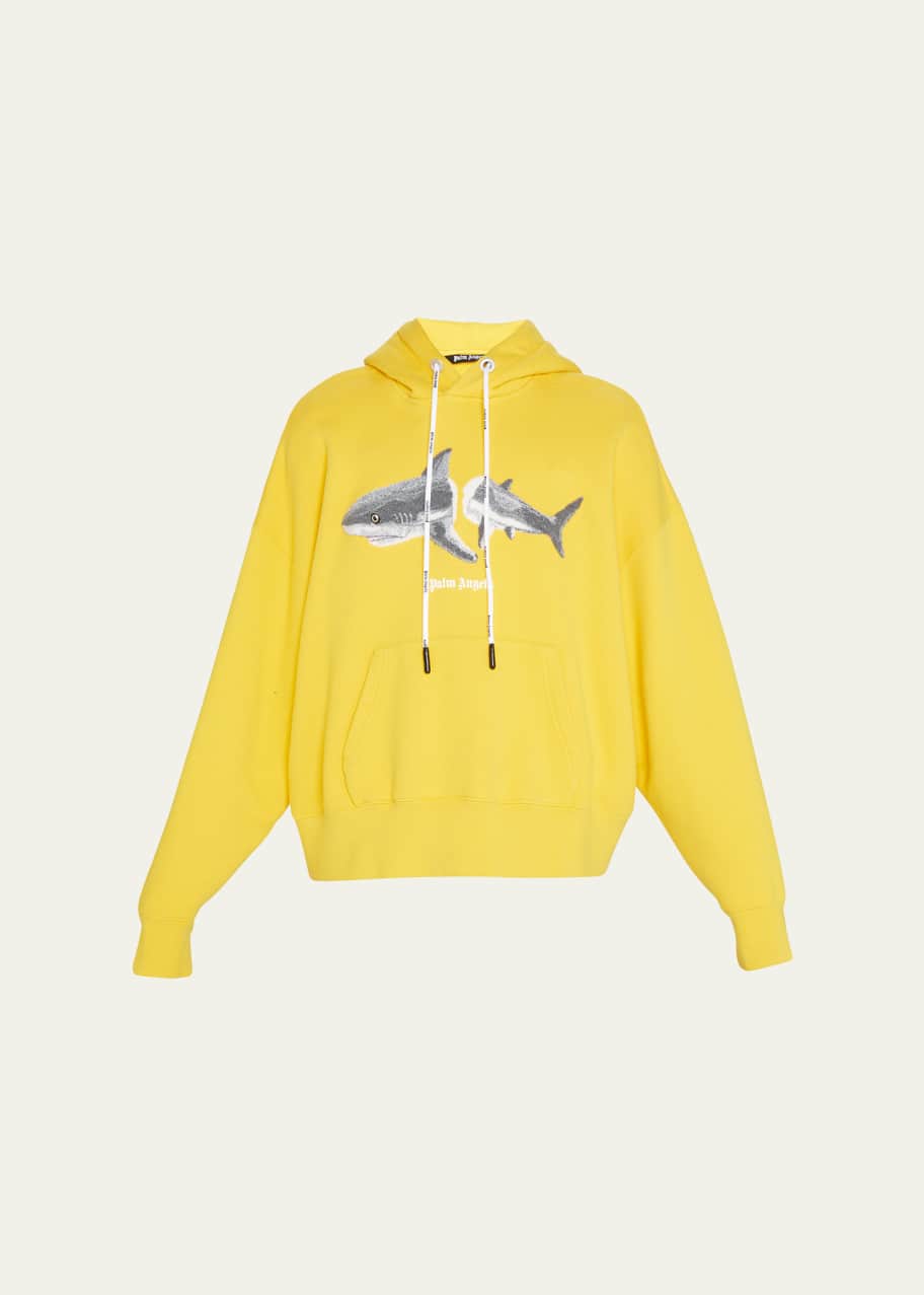 SHARK HOODIE in yellow - Palm Angels® Official