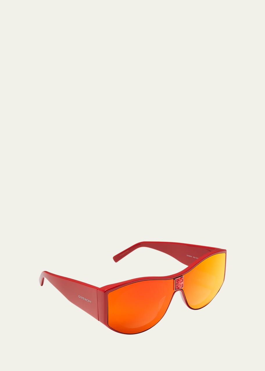 Givenchy logo Oval Sunglasses Givenchy GV 7180/S Black Sunglasses Gradient 61mm Round Oval  main image 4
