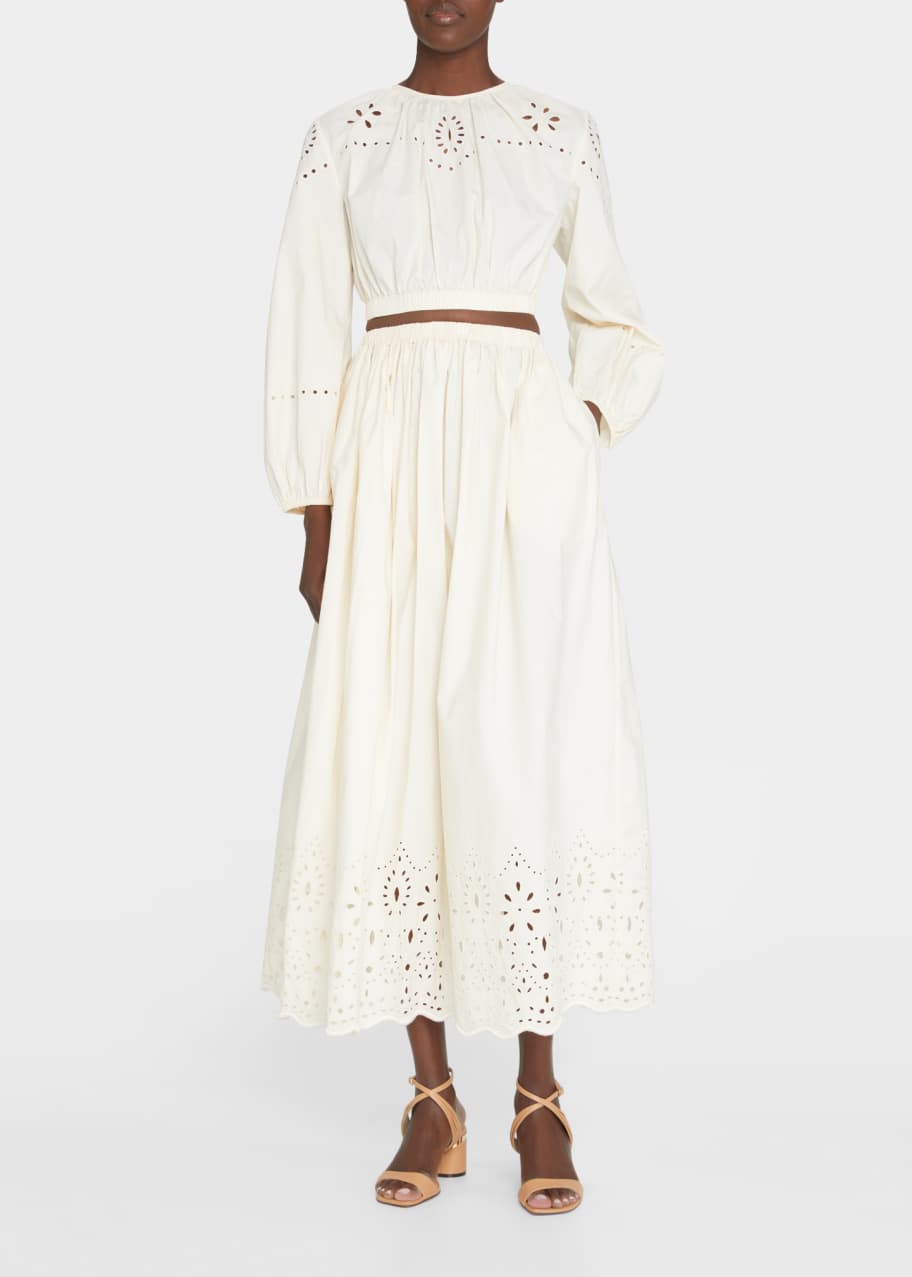 audrey embroidered maxi dress Audrey+Brooks 6806 Elegant Black Floral Dress – Mydressline main image 1