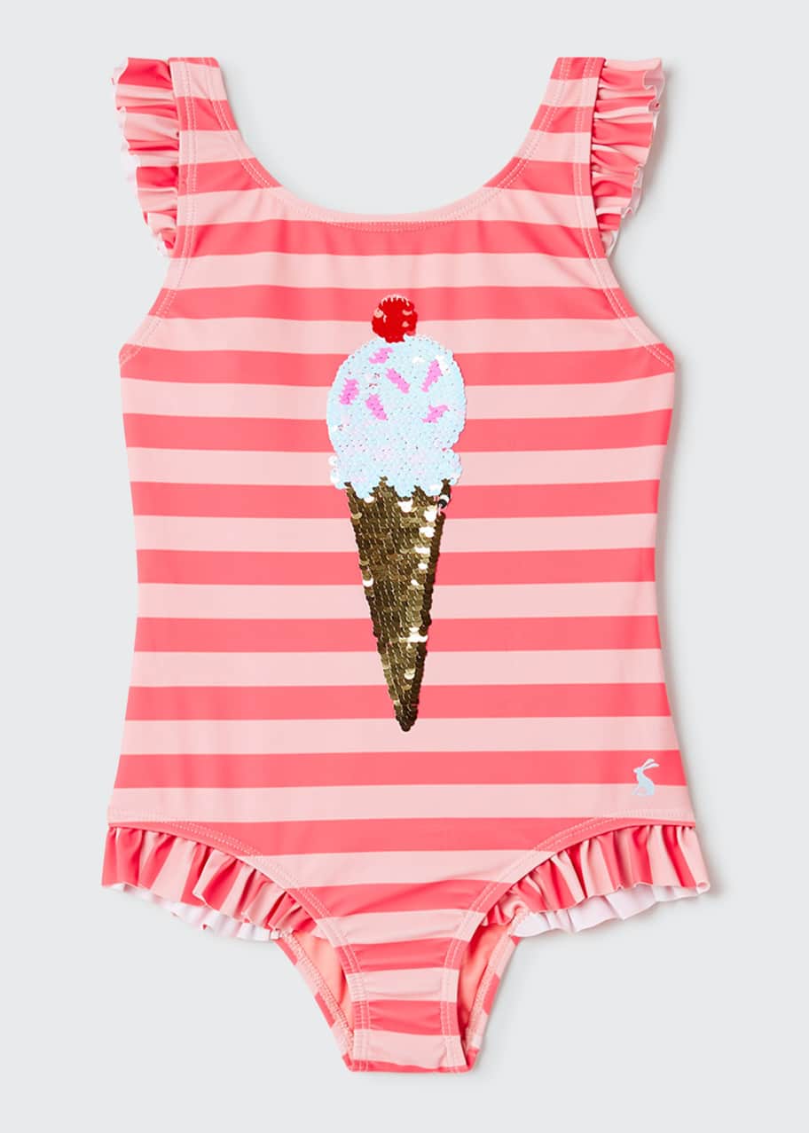 Joules shop girls swimsuit