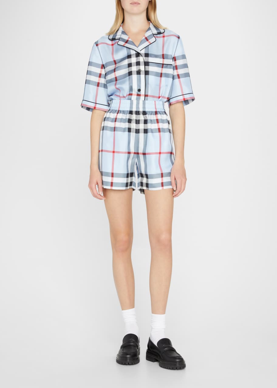 Burberry pajama shirt clearance