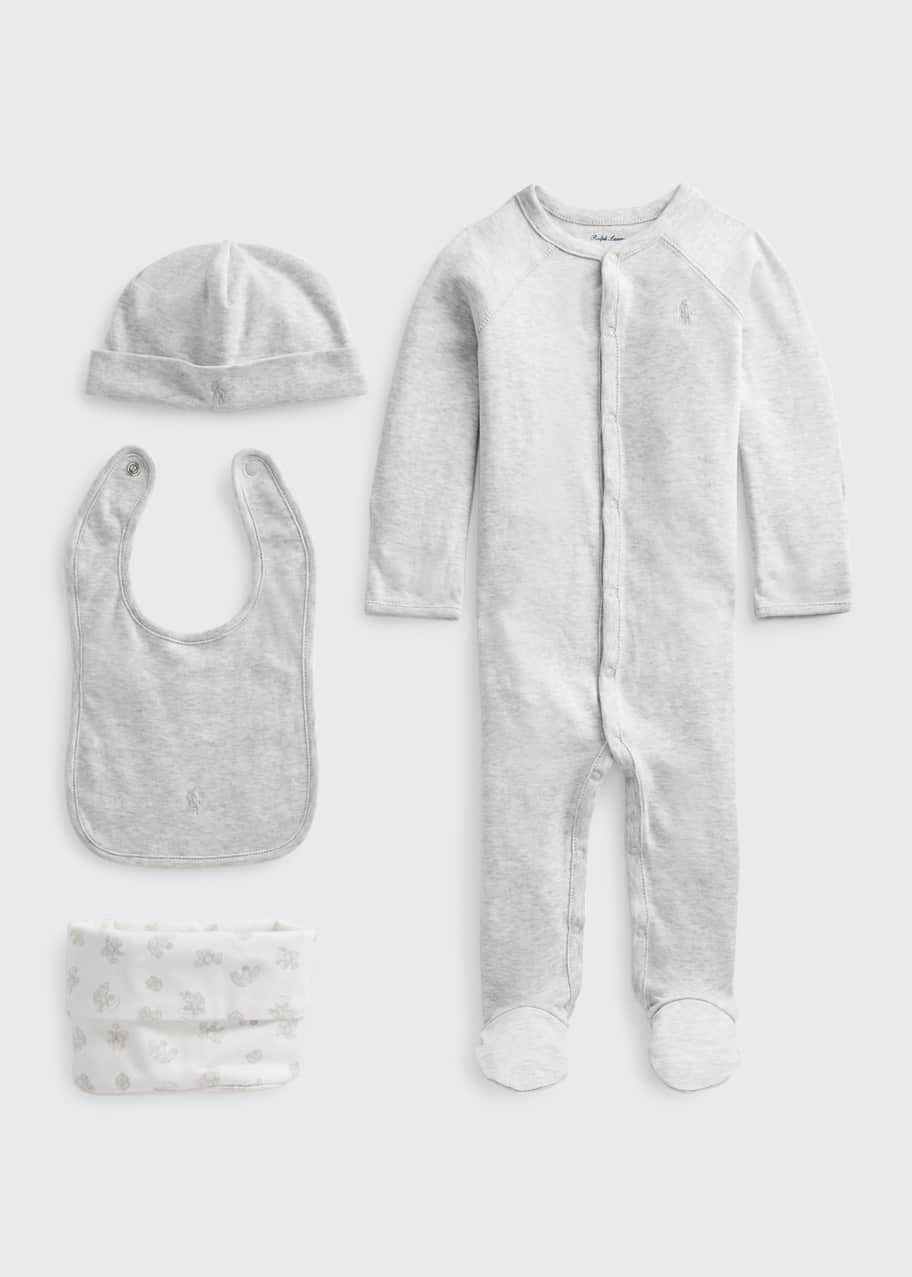 4-Piece Organic Cotton Gift Set, Size Newborn-9M