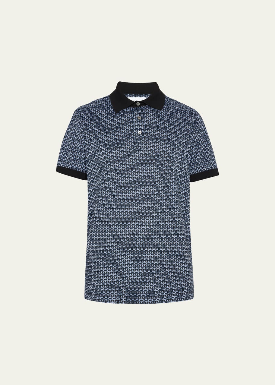 Ferragamo Men's Gancini Polo Shirt - Bergdorf Goodman