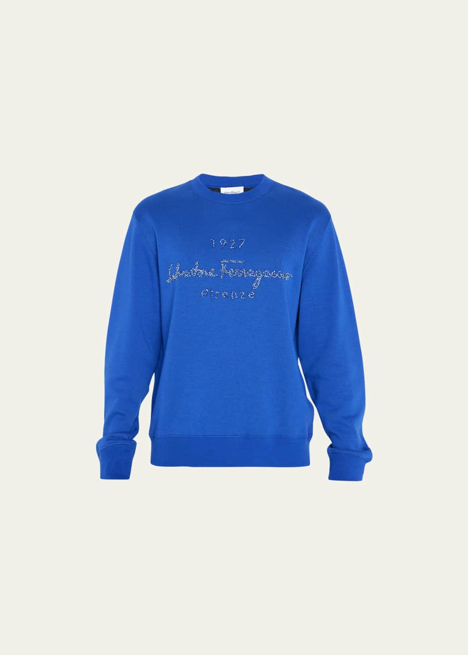 Ferragamo Men's 1927 Logo Sweatshirt - Bergdorf Goodman