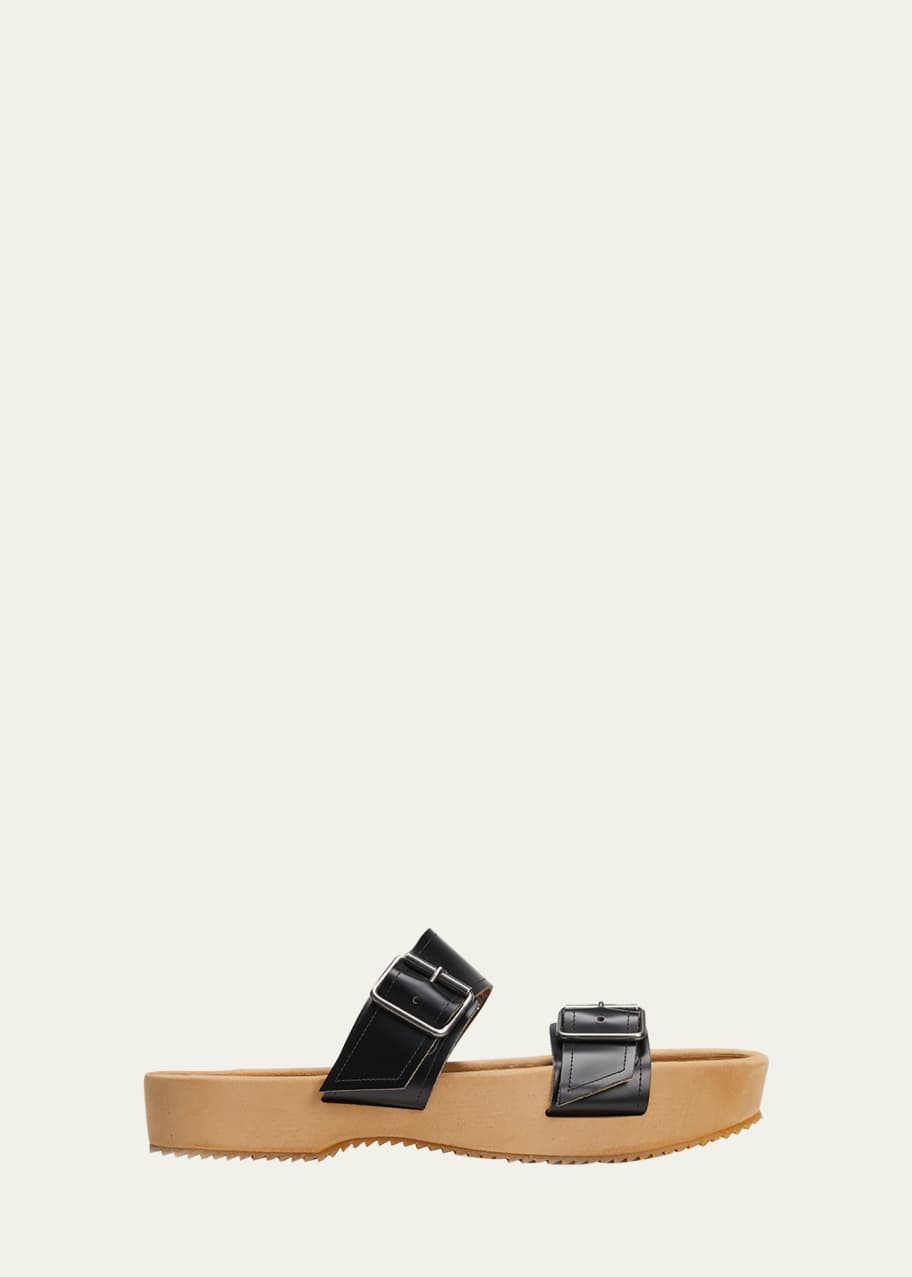 Dries Van Noten Men s Double Buckle Strap Slide Sandals Bergdorf