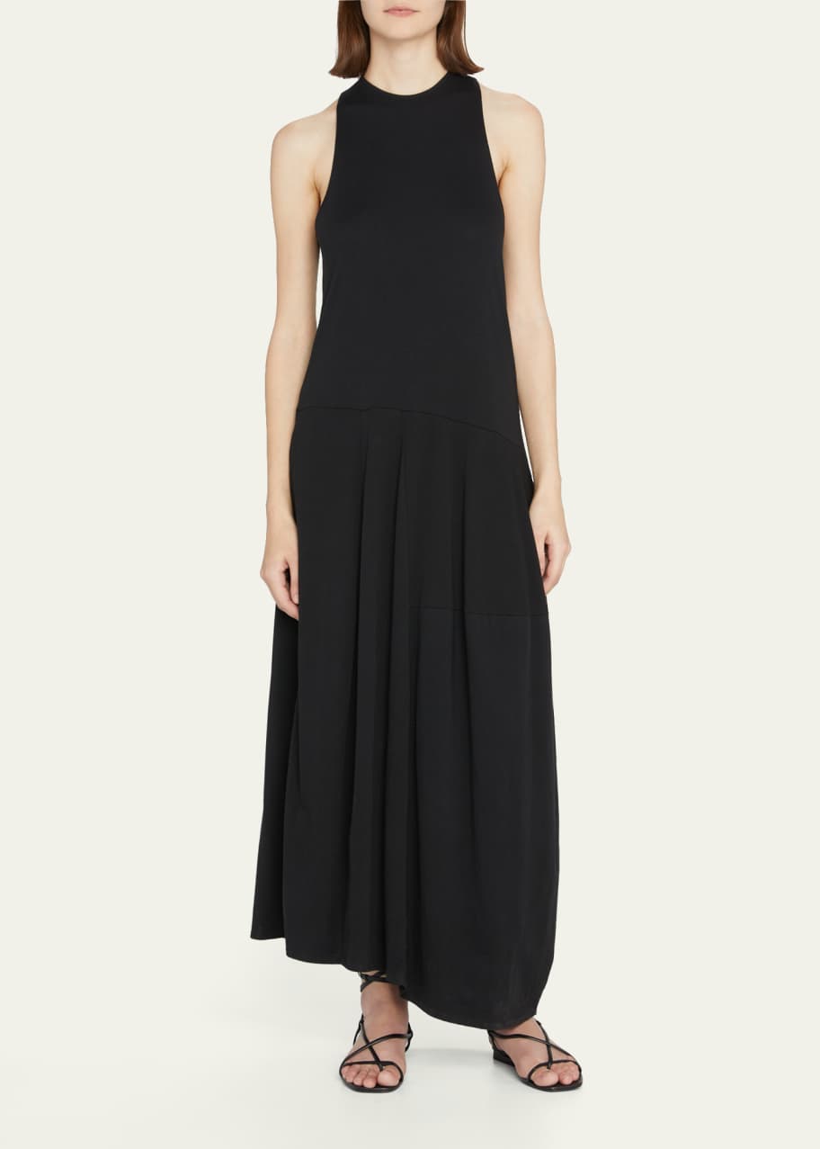 tibi drop waist dress TIBI Chalky Drape Square Neck Drop Waist Dress Sz 4 $795