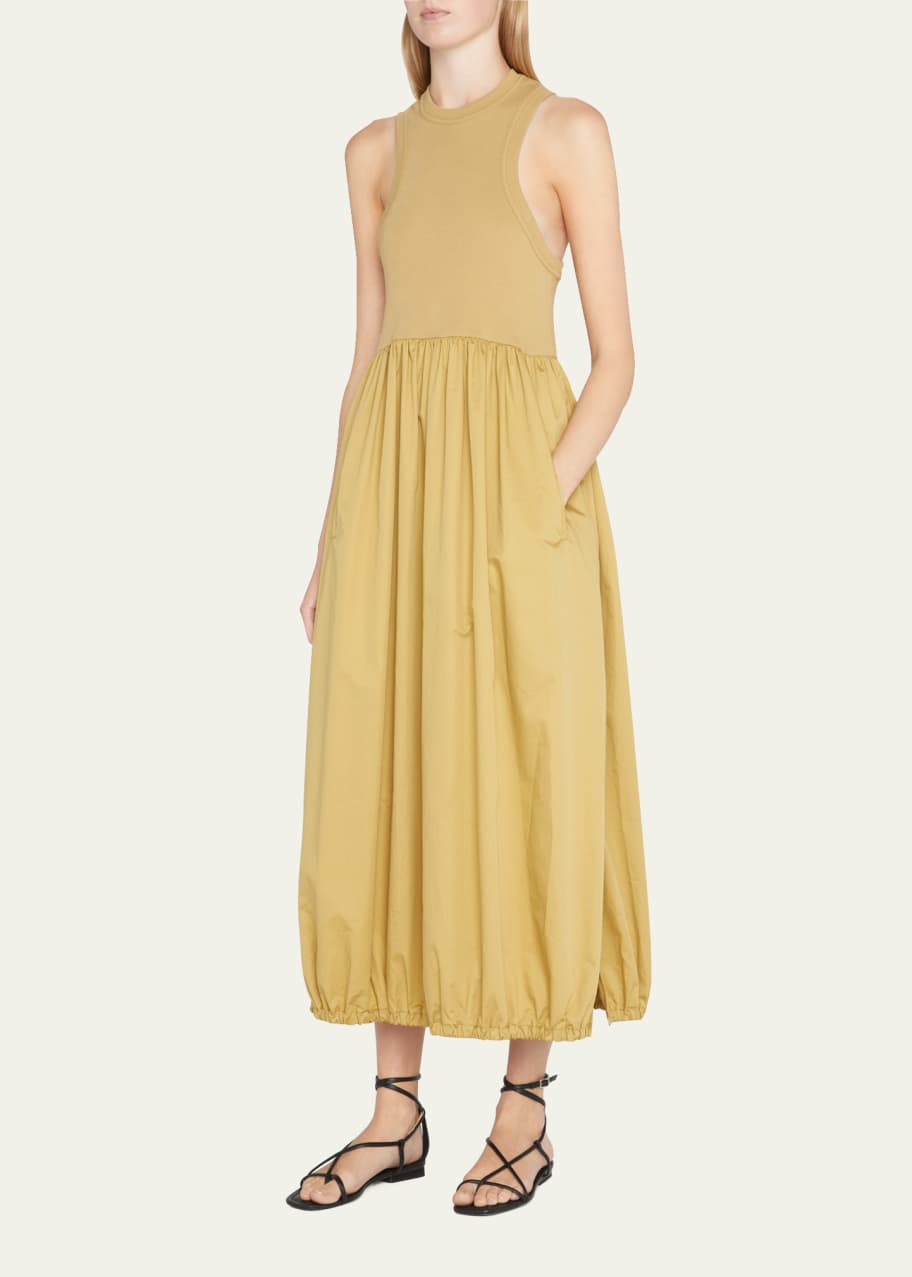 tibi gold dress Tibi Dress – Silk Taffeta – Dress – by SUE SARTOR main image 1