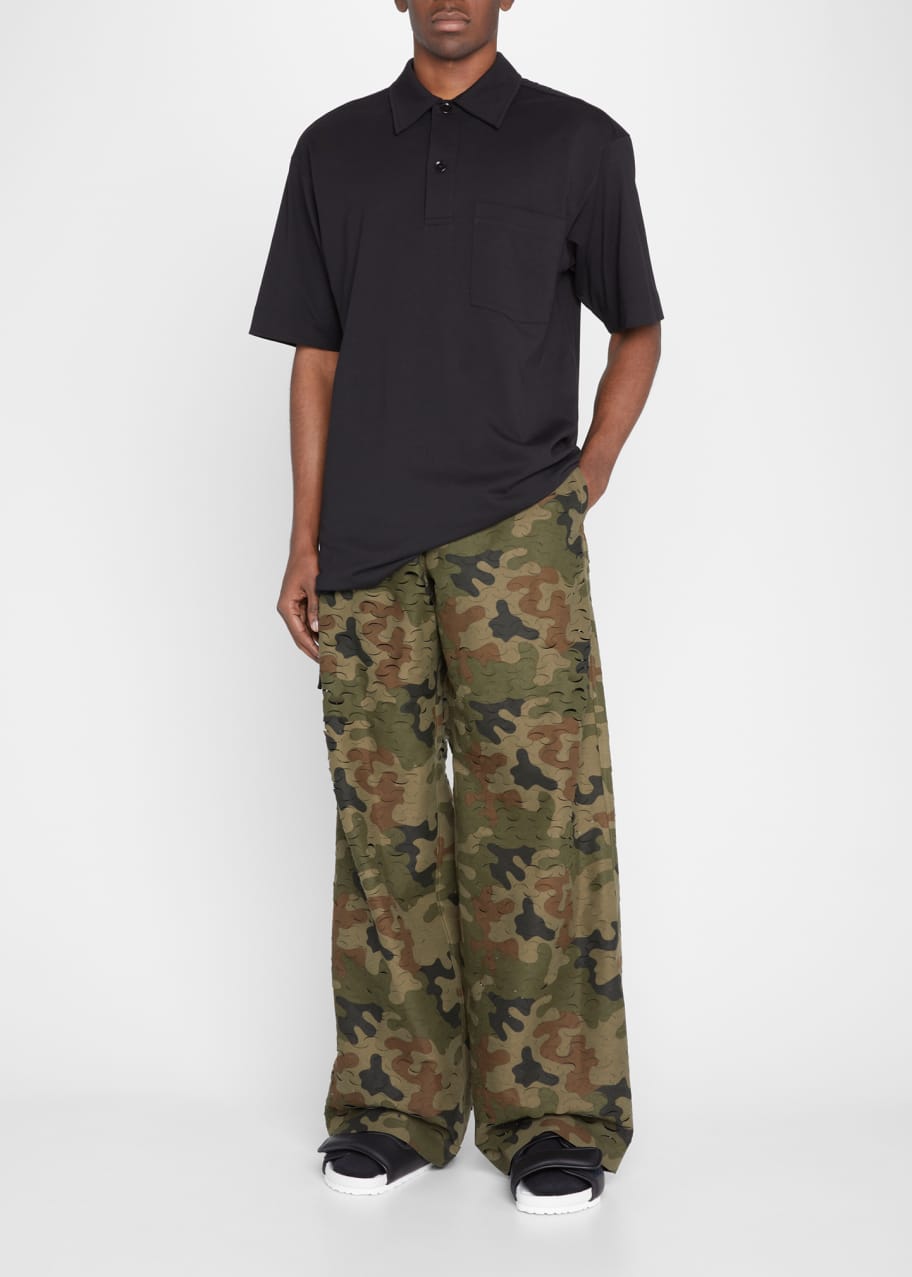 シーズンを象徴した人気モデルdries van noten camo pants ドリス カモフラ