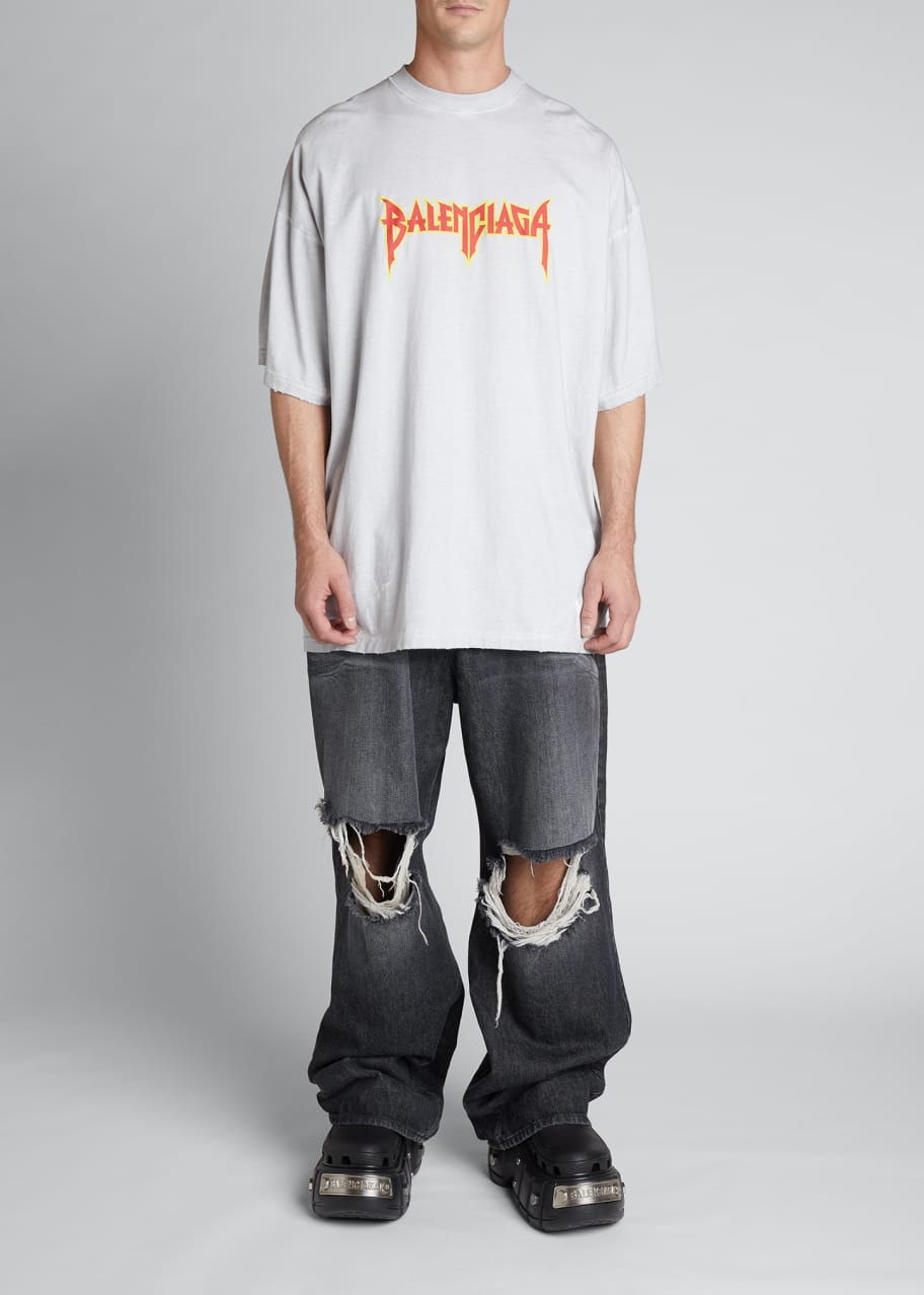 Balenciaga Metal double-sleeves T-shirt - Farfetch