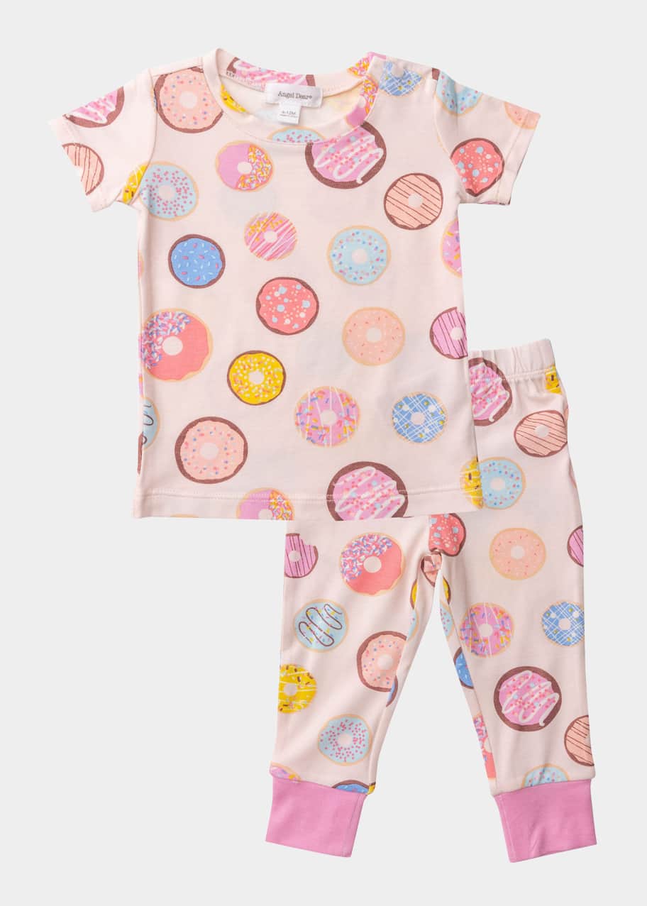 Angel Dear Girl's Donuts 2-Piece Loungewear Set, Size 2-4 - Bergdorf ...