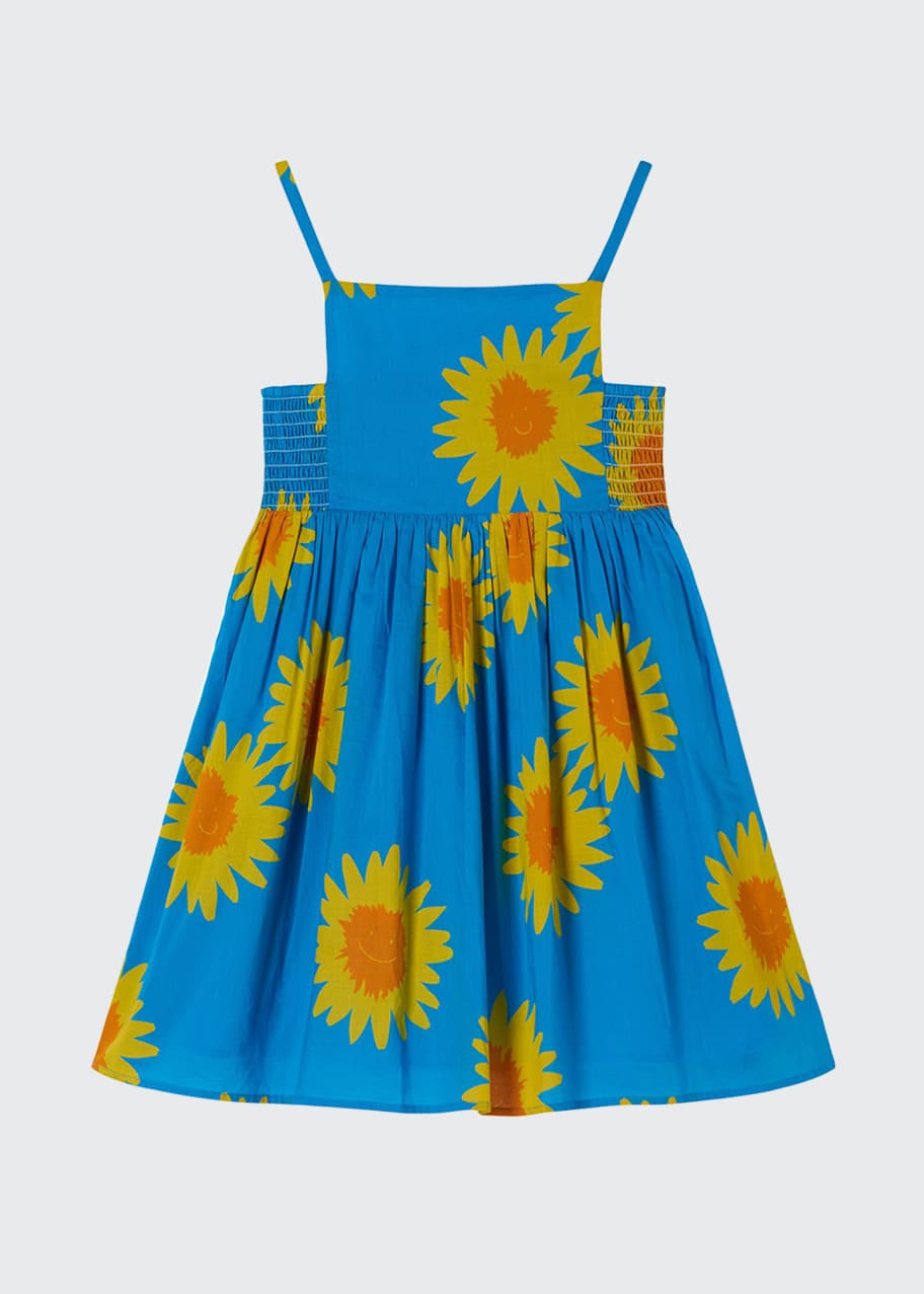 Stella McCartney Girl's SunflowersPrint Smocked Dress, Size 28