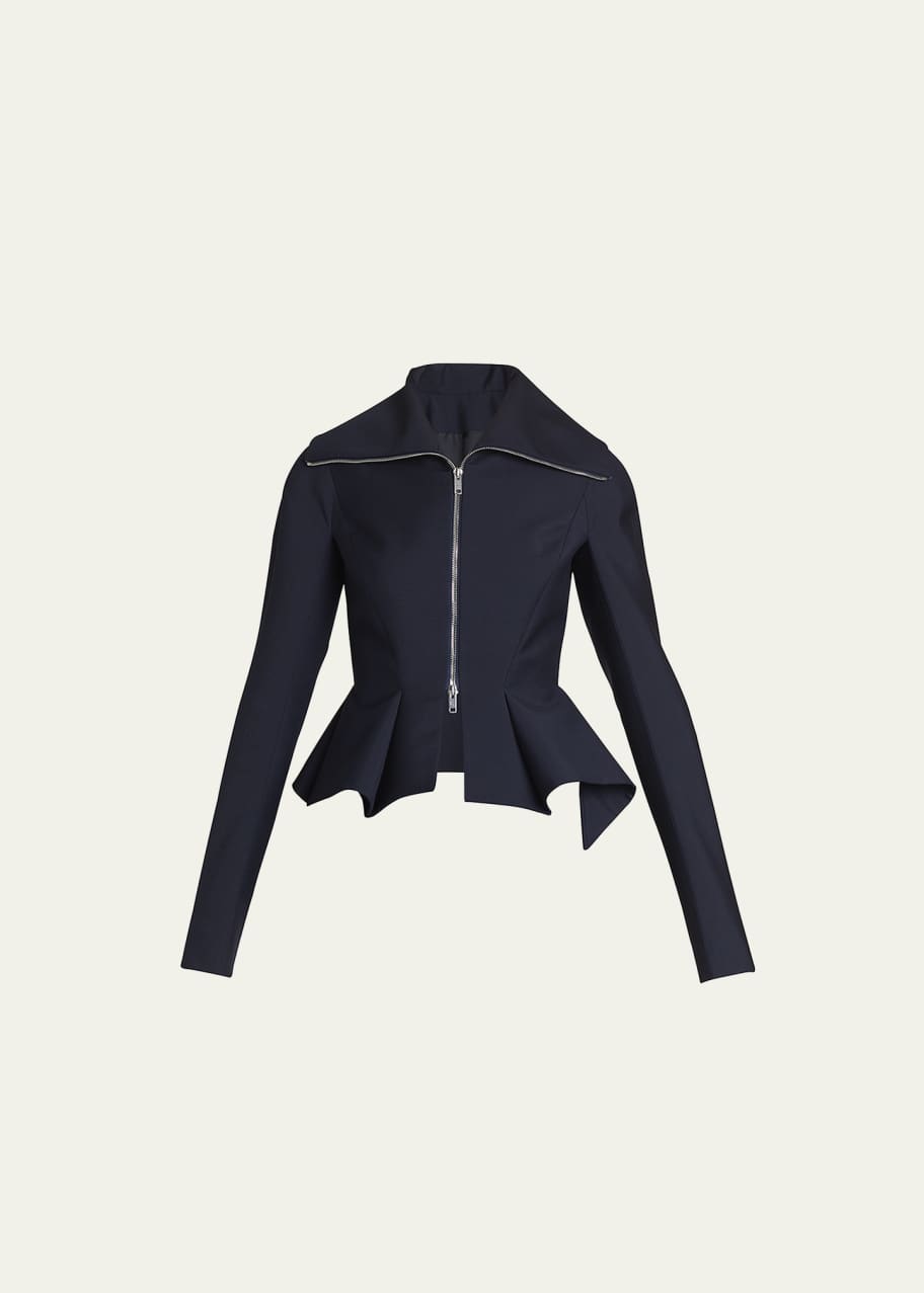 Givenchy Peplum Wool Jacket - Bergdorf Goodman