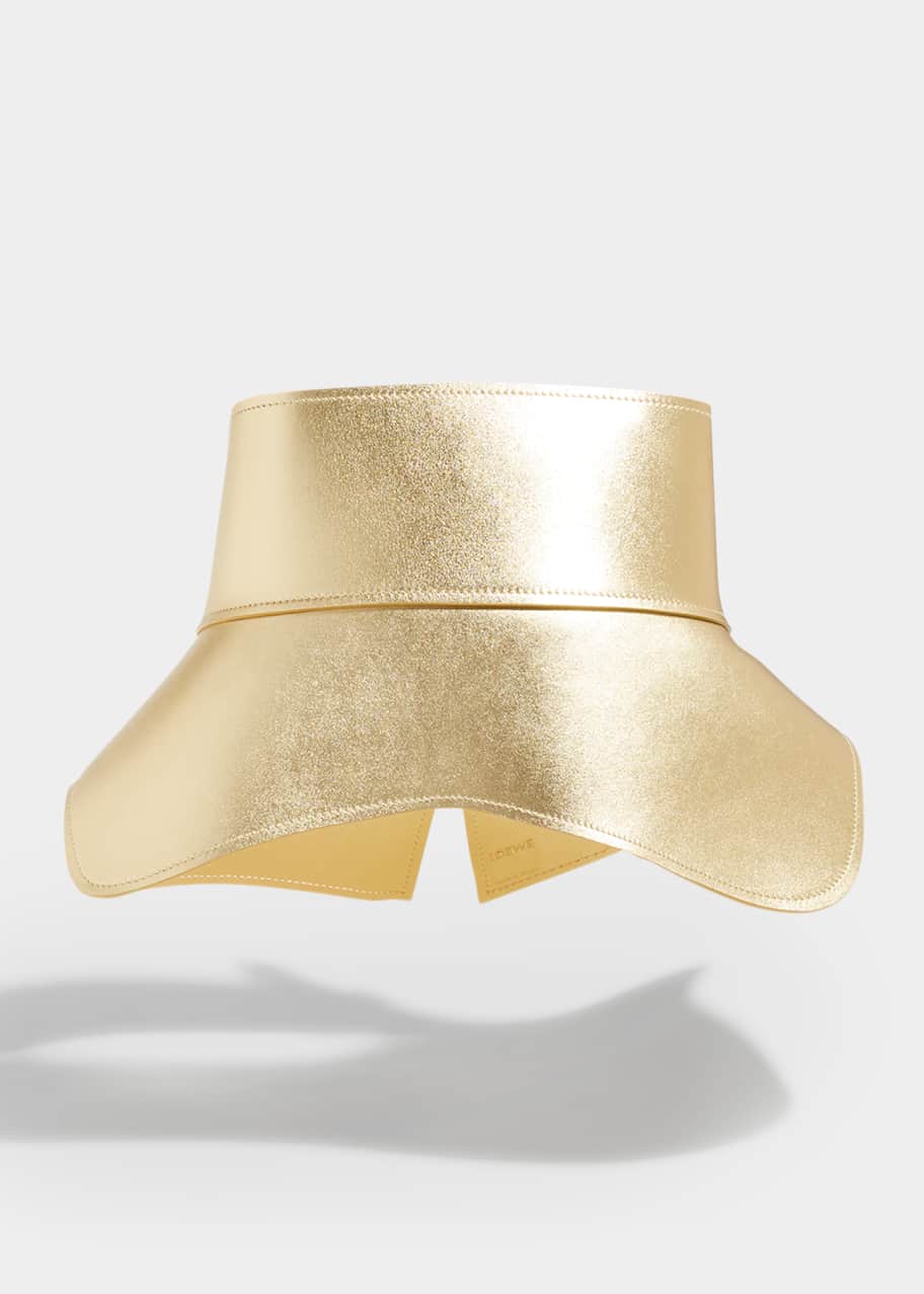 Loewe Metallic Leather Obi Belt - Bergdorf Goodman