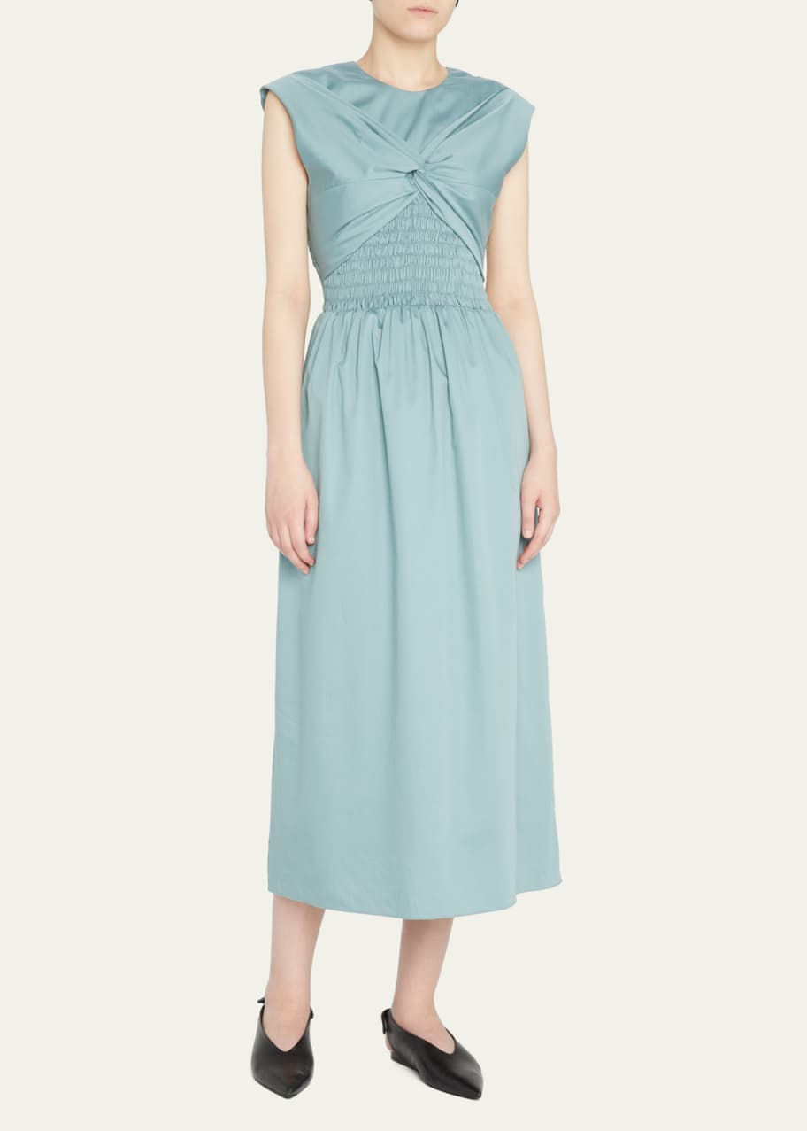 Tove Iona Twist-Front Fit-and-Flare Dress - Bergdorf Goodman