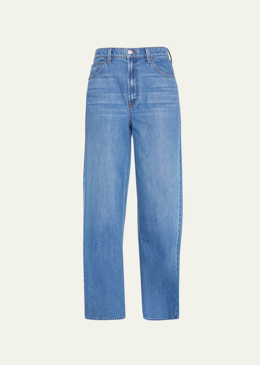 MOTHER The Fun Dip Puddle Straight-Leg Jeans - Bergdorf Goodman